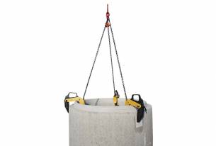 Manipulační kleště na skruže pro tloušťku stěny 85-130mm( 1,5 t)