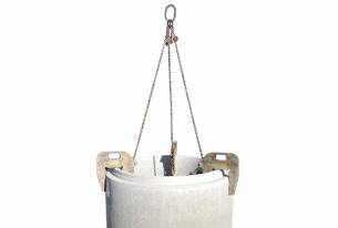 Manipulační kleště na skruže pro tloušťku 80-160 mm (2,5t)